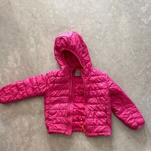 Primary Pink Kids Puffer Jacket - Pink size 4/5